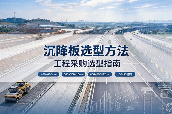 金坛沉降板选择方法