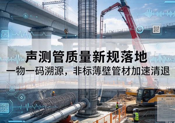 金坛声测管质量新规落地，一物一码溯源，非标薄壁管材加速清退
